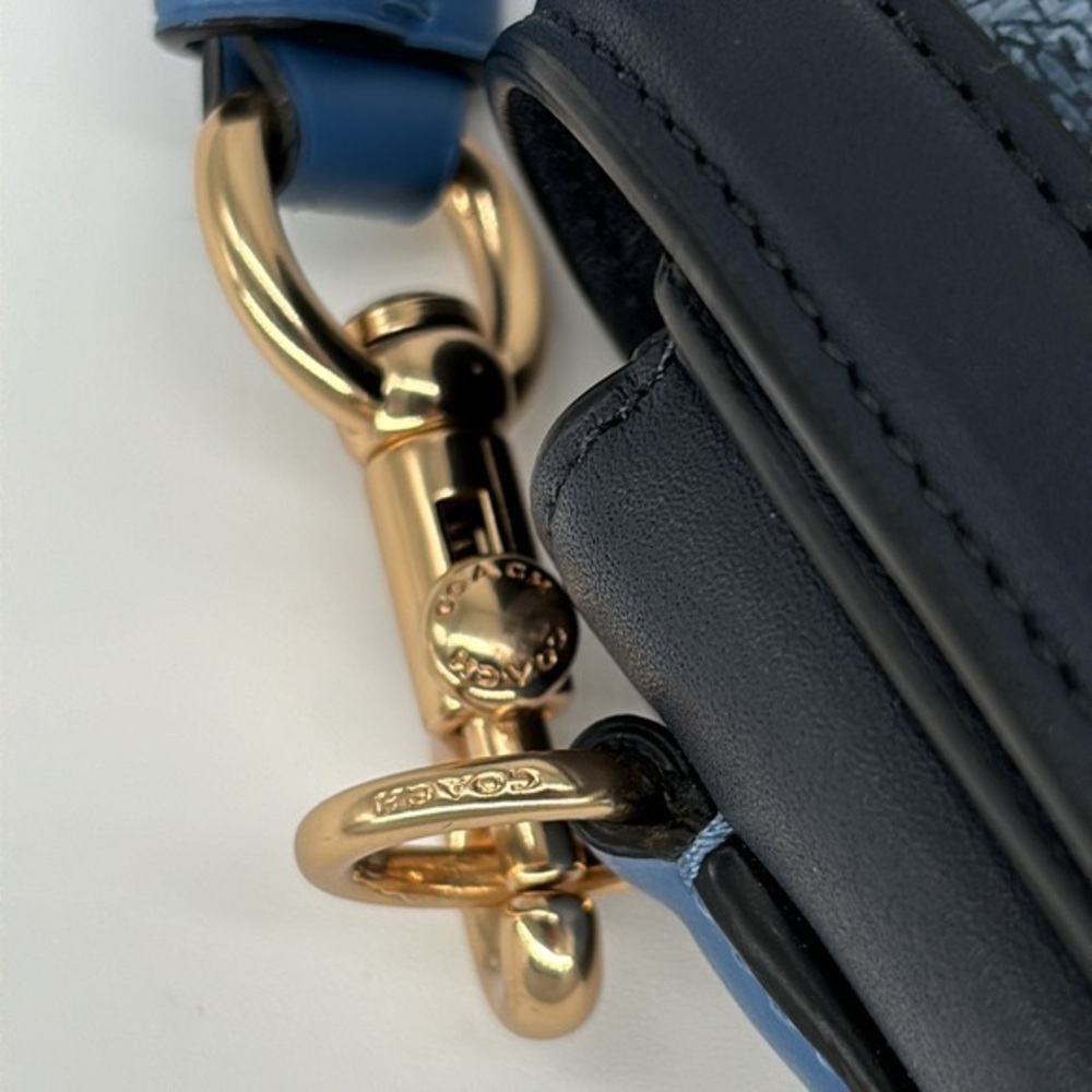 Coach Saddle Bag With Horse And Carriage Dot Print - Picture 15 of 15